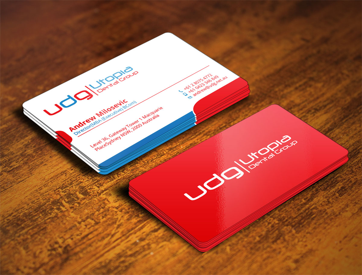 Business Card Design by Verified artistry for Utopia Dental group | Design #7802522