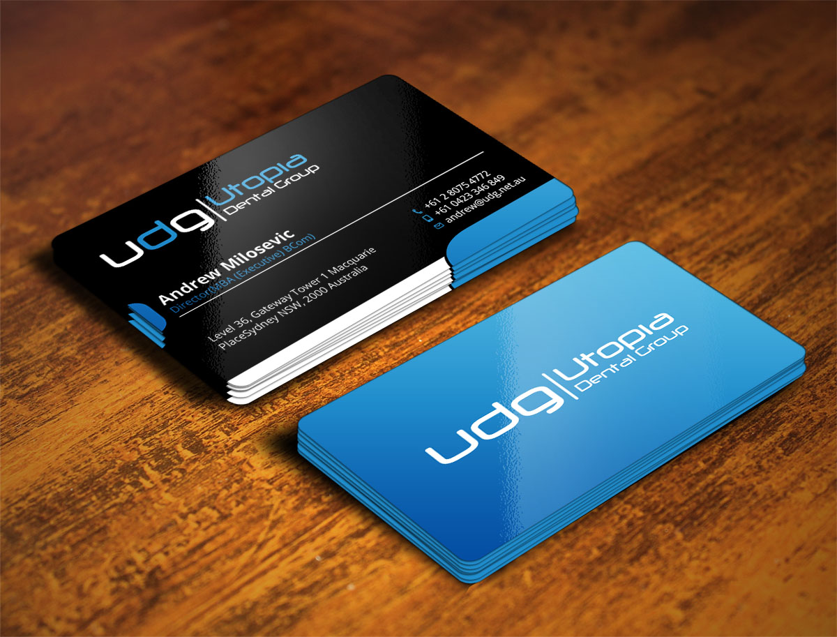Business Card Design by Verified artistry for Utopia Dental group | Design #7802527