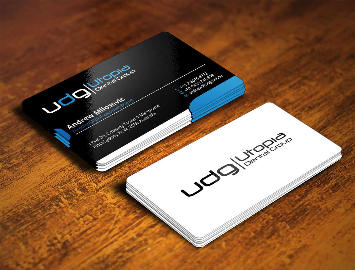 Business Card Design by Verified artistry (Design garden) for Utopia Dental group | Design #7802528