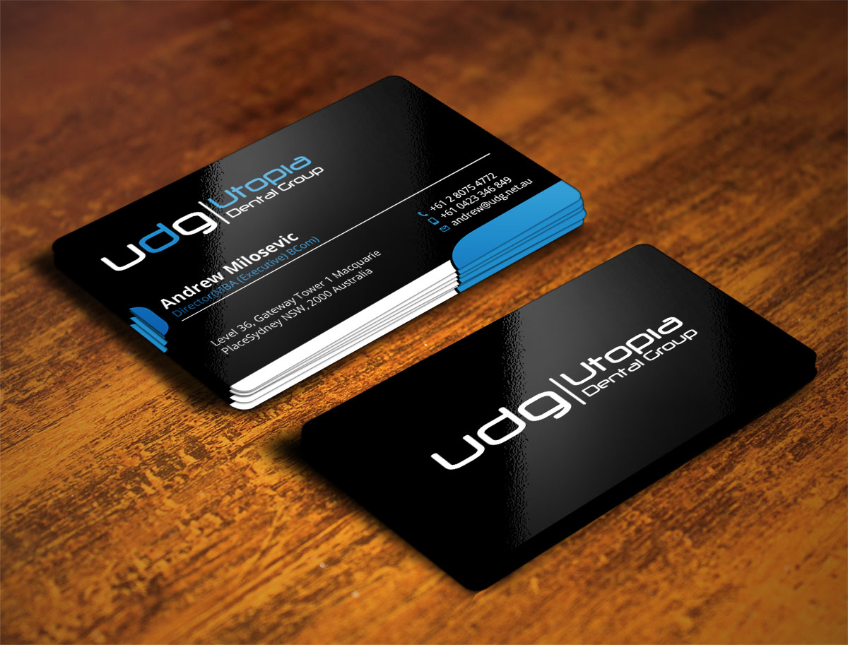 Business Card Design by Verified artistry (Design garden) for Utopia Dental group | Design #7802530