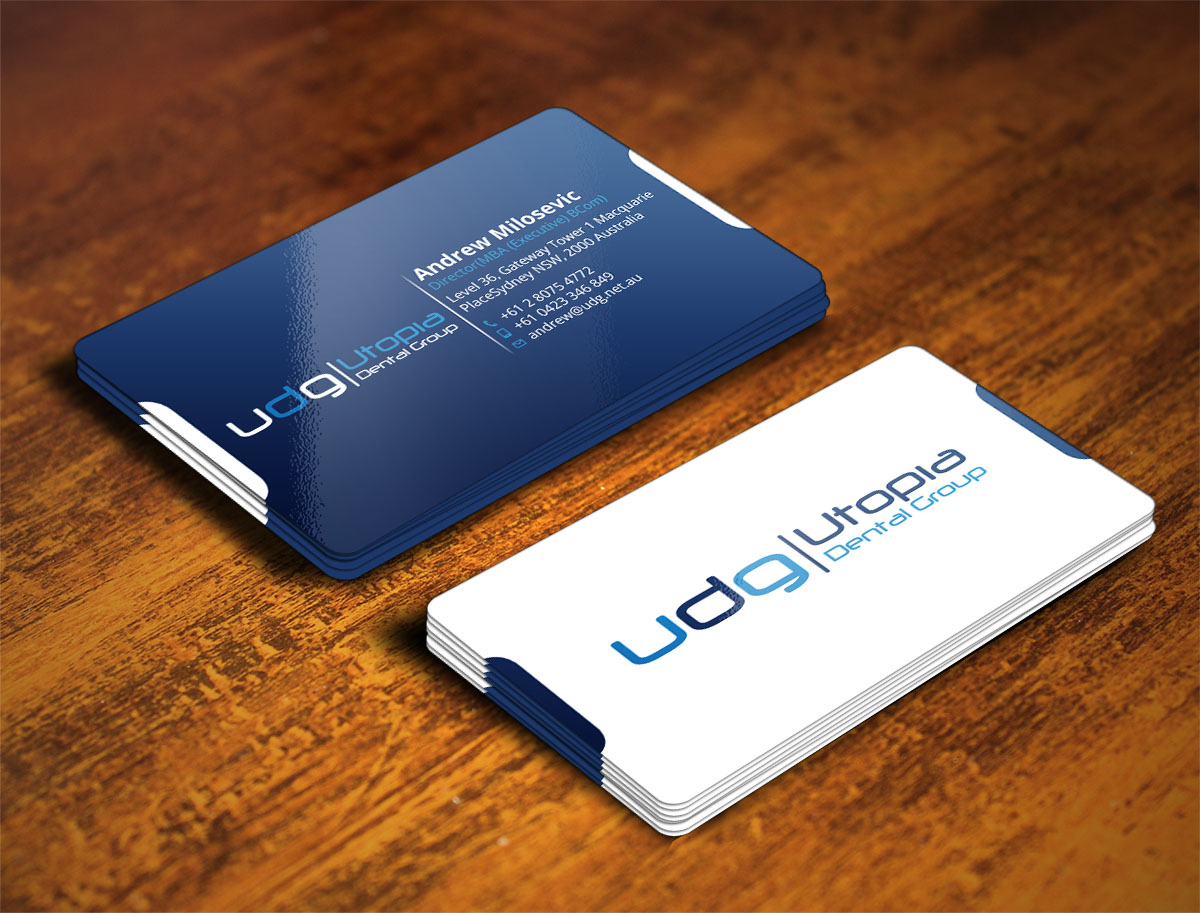 Business Card Design by Verified artistry (Design garden) for Utopia Dental group | Design #7802531