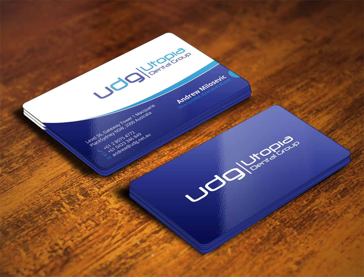 Business Card Design by Verified artistry (Design garden) for Utopia Dental group | Design #7802533