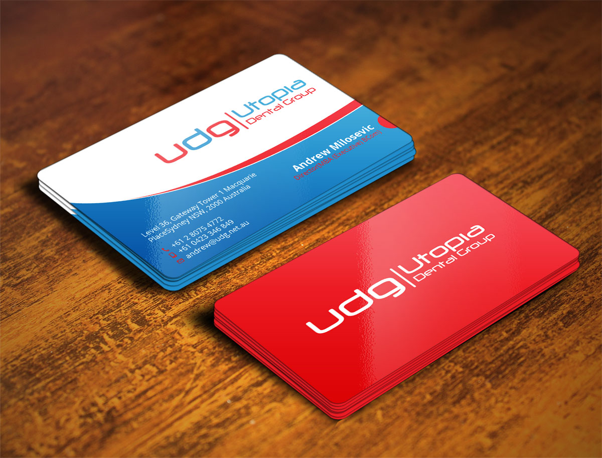 Business Card Design by Verified artistry (Design garden) for Utopia Dental group | Design #7802534