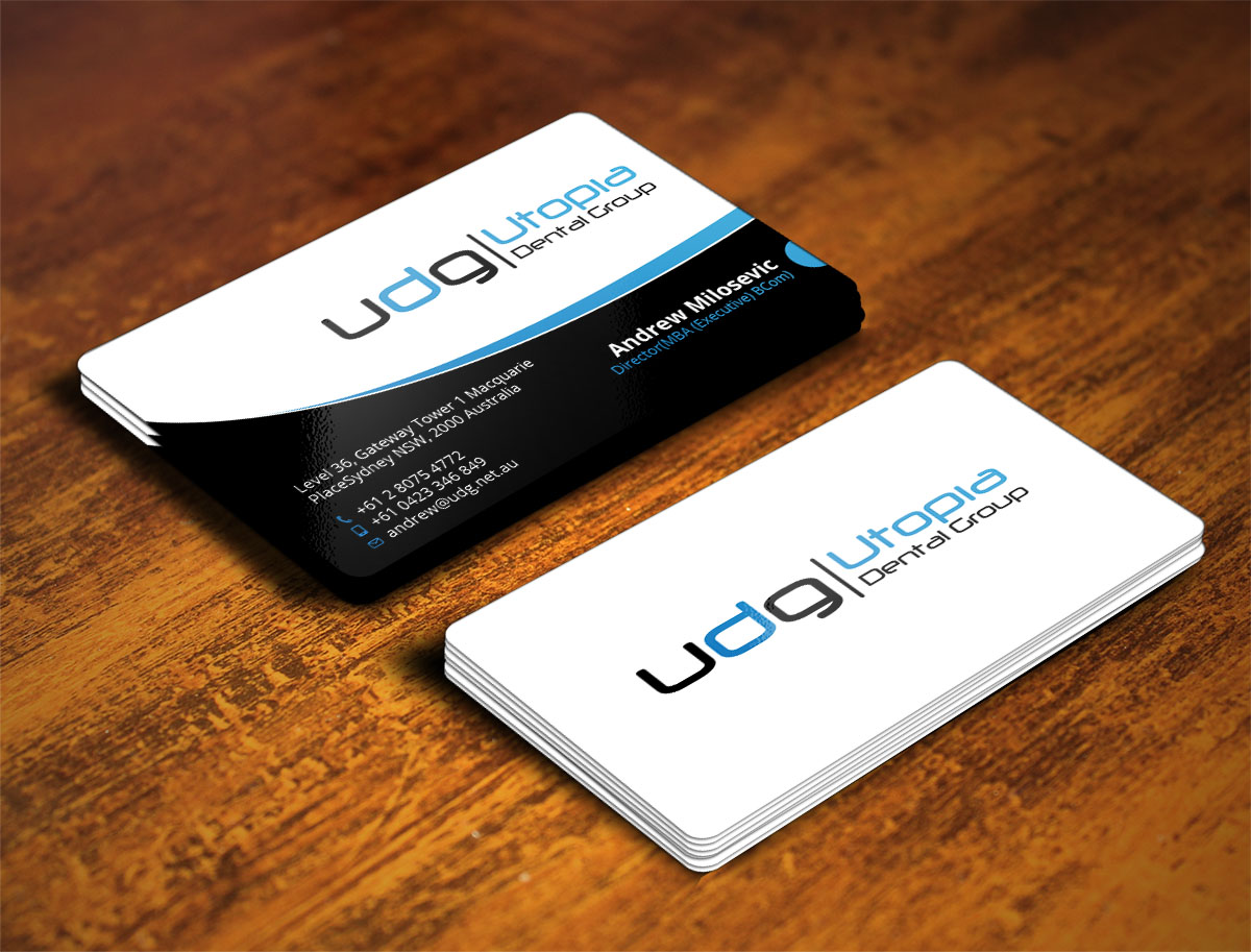 Business Card Design by Verified artistry (Design garden) for Utopia Dental group | Design #7802542