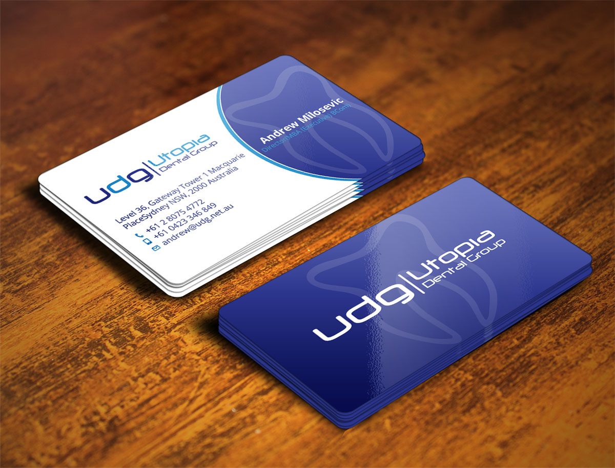 Business Card Design by Verified artistry (Design garden) for Utopia Dental group | Design #7802546