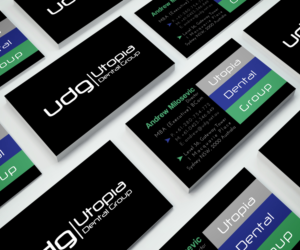 Diseño de Tarjeta de Presentación por JK18 para Utopia Dental group | Diseño: #7803801