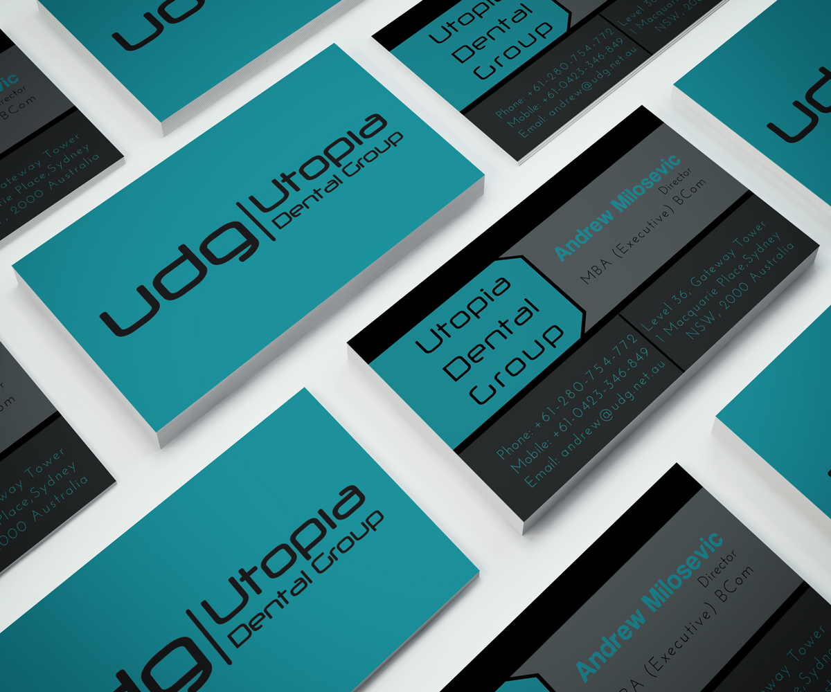 Diseño de Tarjeta de Presentación por JK18 para Utopia Dental group | Diseño #7806858