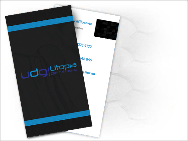 Visitenkarten-Design von Himanshi10 für Utopia Dental group | Design #7804963