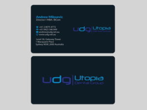 Business Card Design by AFHUN for Utopia Dental group | Design: #7819236