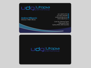Business Card Design by AFHUN for Utopia Dental group | Design: #7819778