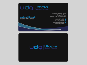 Business Card Design by AFHUN for Utopia Dental group | Design: #7819779