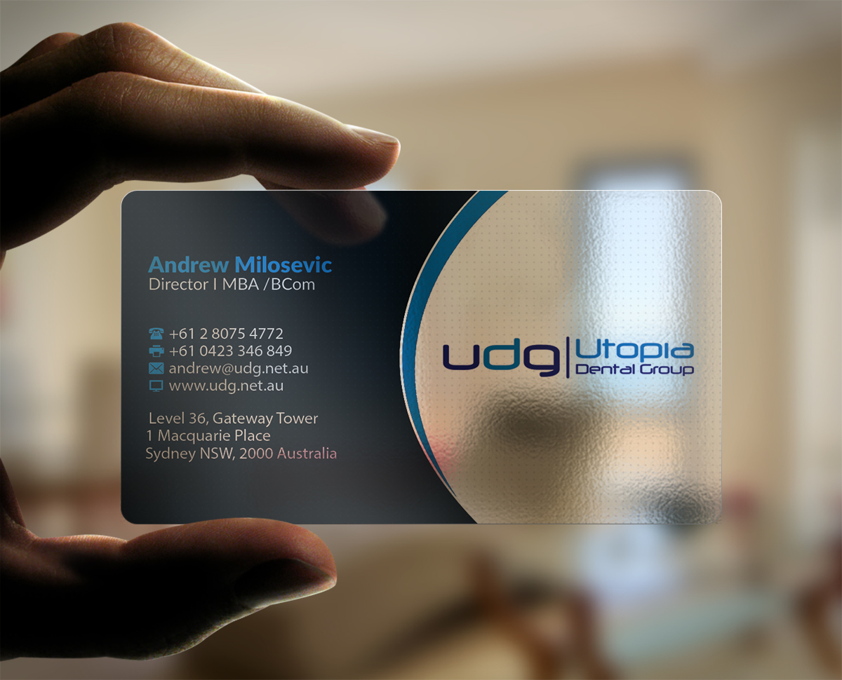 Business Card Design by AFHUN for Utopia Dental group | Design #7819780