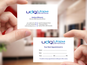 Business Card Design by Creations Box 2015 for Utopia Dental group | Design: #7809158