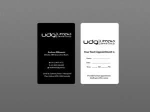 Business Card Design by Creations Box 2015 for Utopia Dental group | Design: #7809172