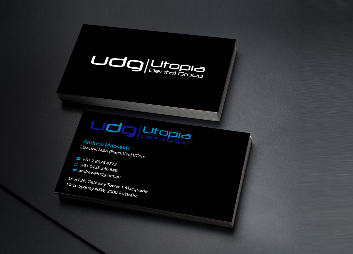 Business Card Design by Creations Box 2015 for Utopia Dental group | Design #7809183