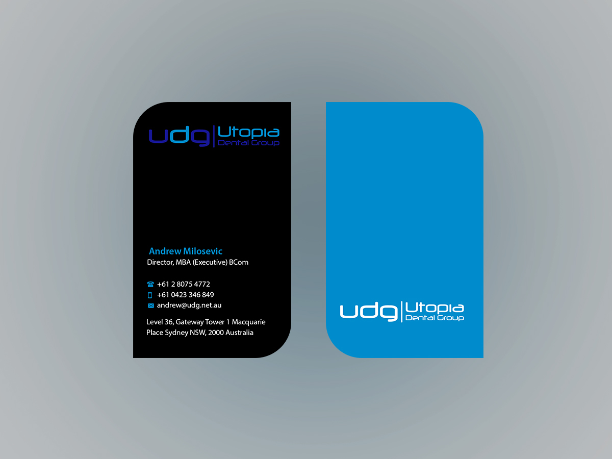 Business Card Design by Creations Box 2015 for Utopia Dental group | Design #7809188