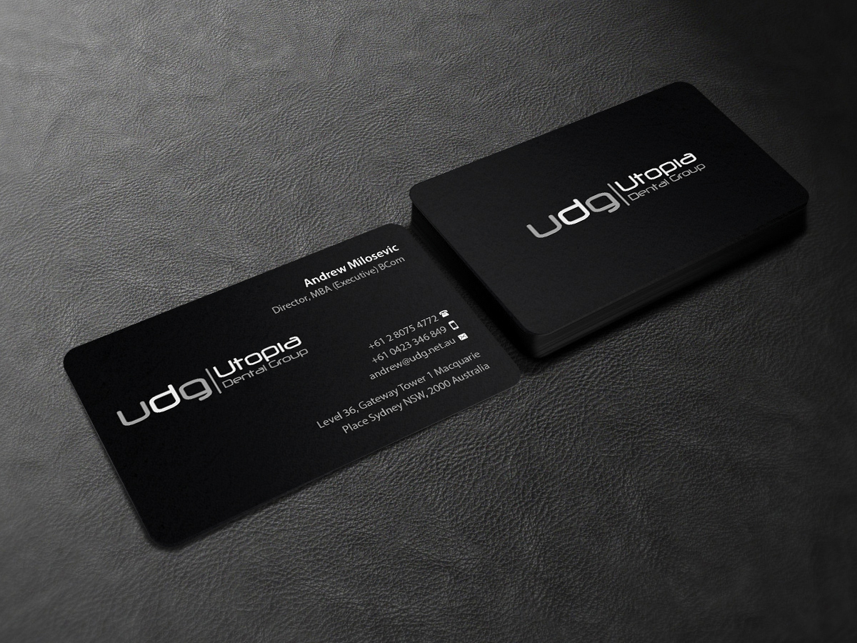 Business Card Design by Creations Box 2015 for Utopia Dental group | Design #7819105