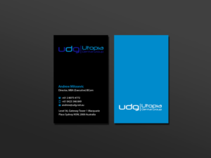 Business Card Design by Creations Box 2015 for Utopia Dental group | Design: #7819108