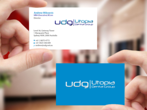 Diseño de Tarjeta de Presentación por Creations Box 2015 para Utopia Dental group | Diseño: #8007968