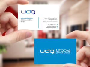 Diseño de Tarjeta de Presentación por Creations Box 2015 para Utopia Dental group | Diseño: #8007971