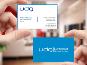 Diseño de Tarjeta de Presentación por Creations Box 2015 para Utopia Dental group | Diseño: #8015821