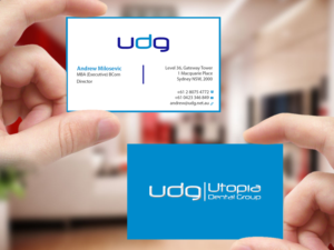 Diseño de Tarjeta de Presentación por Creations Box 2015 para Utopia Dental group | Diseño: #8015822