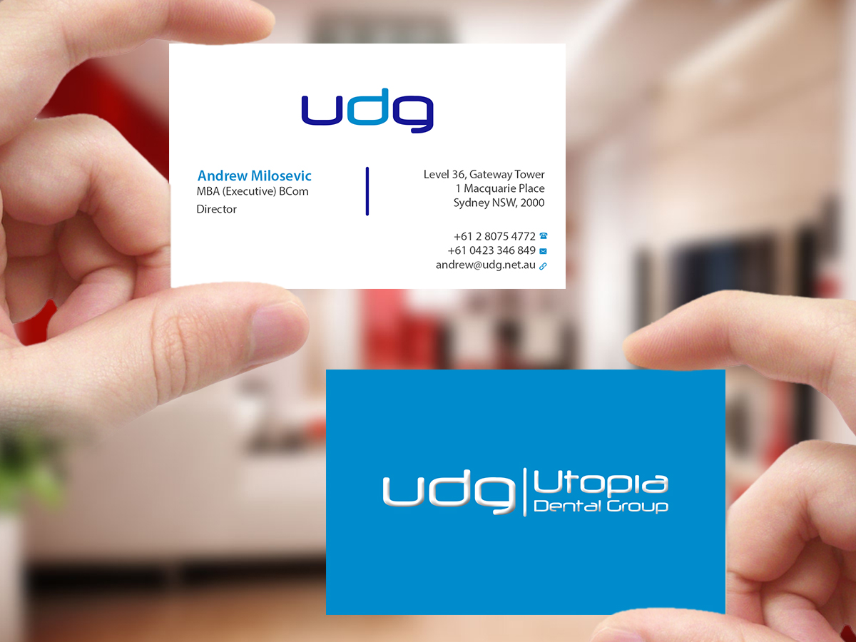 Diseño de Tarjeta de Presentación por Creations Box 2015 para Utopia Dental group | Diseño #8015823