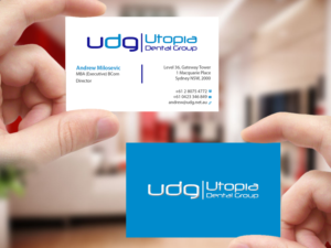 Diseño de Tarjeta de Presentación por Creations Box 2015 para Utopia Dental group | Diseño: #8015824