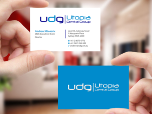 Diseño de Tarjeta de Presentación por Creations Box 2015 para Utopia Dental group | Diseño: #8015825