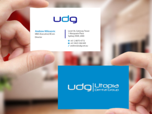 Diseño de Tarjeta de Presentación por Creations Box 2015 para Utopia Dental group | Diseño: #8015975