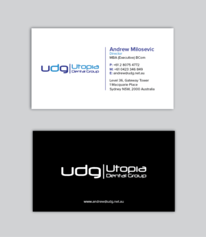Business Card Design by HSYDESIGNER for Utopia Dental group | Design: #7804128