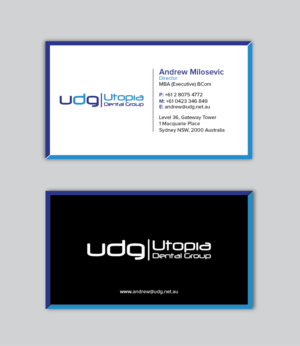 Business Card Design by HSYDESIGNER for Utopia Dental group | Design: #7804132