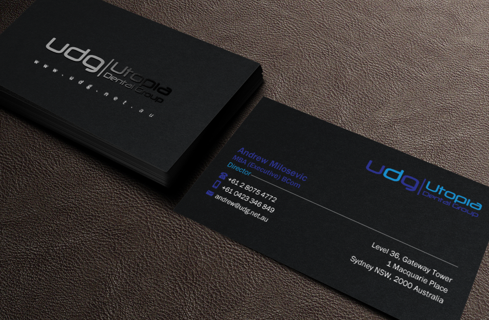 Business Card Design by Brand aid for Utopia Dental group | Design #7806685