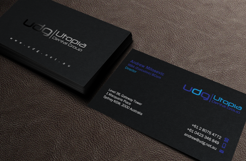 Business Card Design by Brand aid for Utopia Dental group | Design #7806687