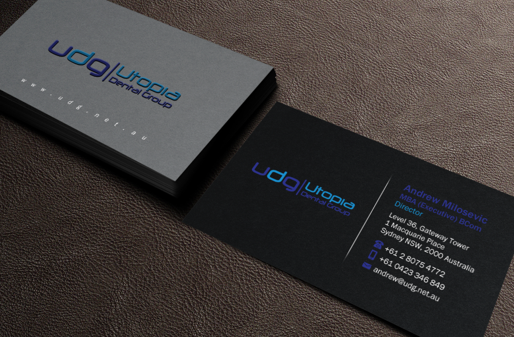 Business Card Design by Brand aid for Utopia Dental group | Design #7806691