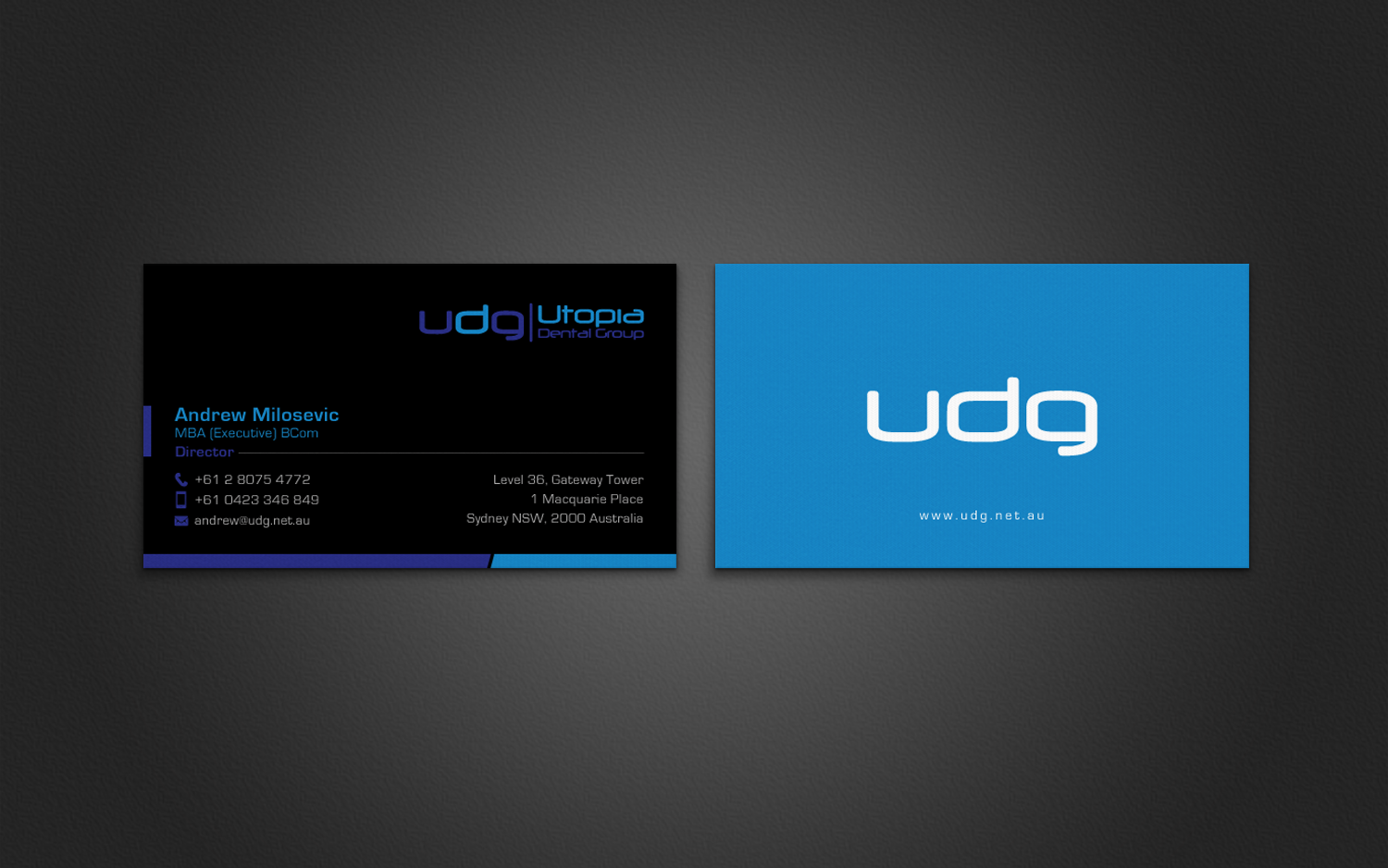 Business Card Design by chandrayaan.creative for Utopia Dental group | Design #7805146