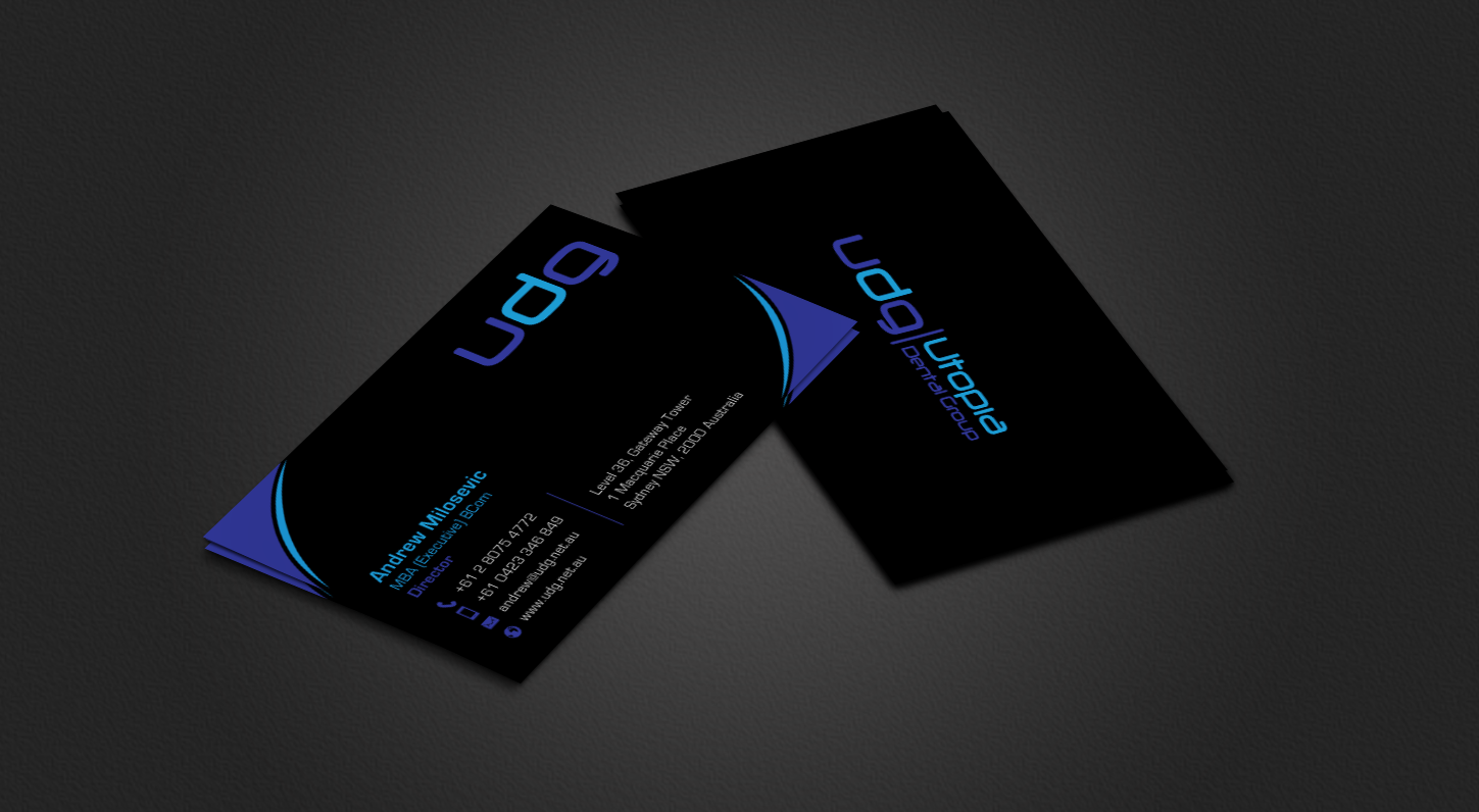 Business Card Design by chandrayaan.creative for Utopia Dental group | Design #7805152