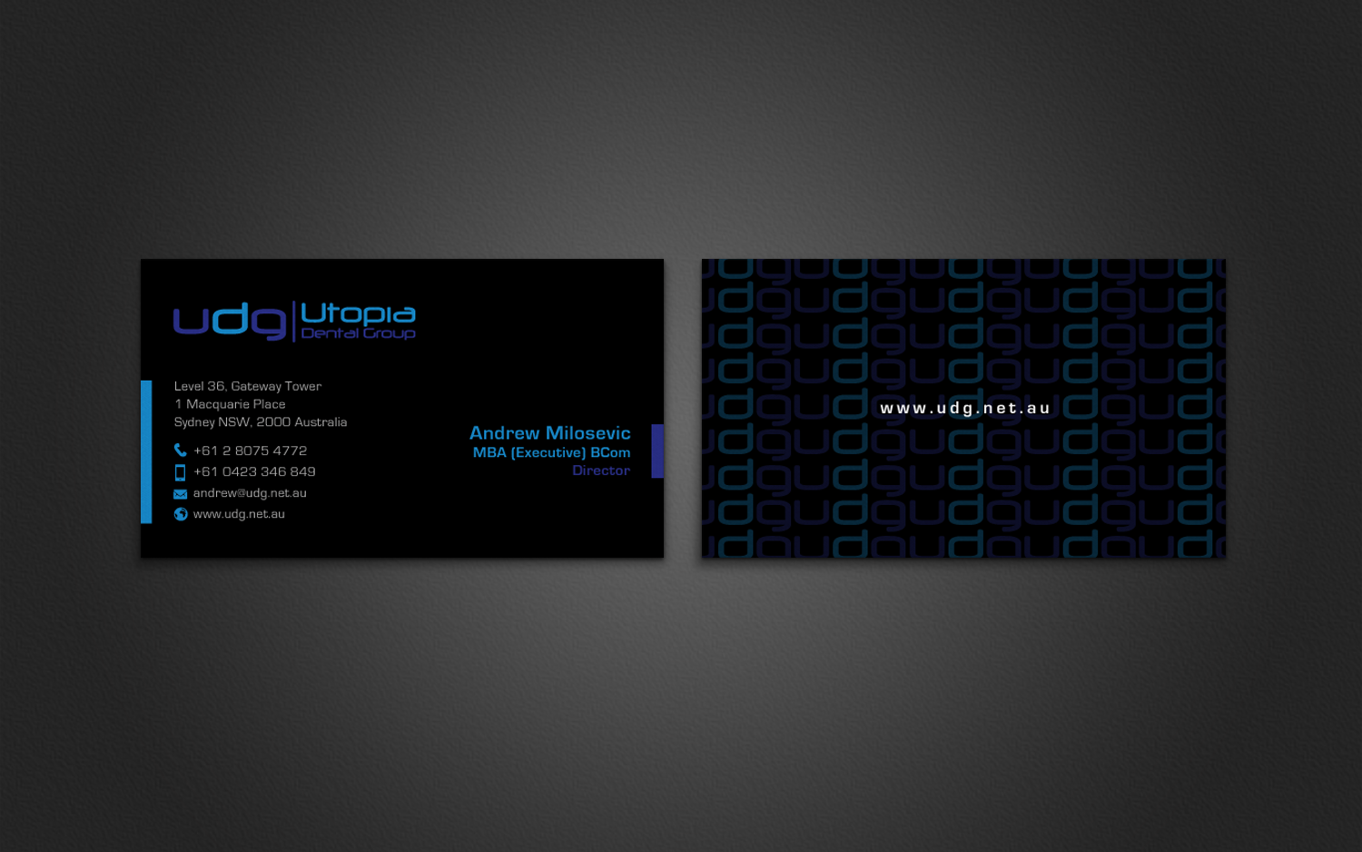 Business Card Design by chandrayaan.creative for Utopia Dental group | Design #7805155