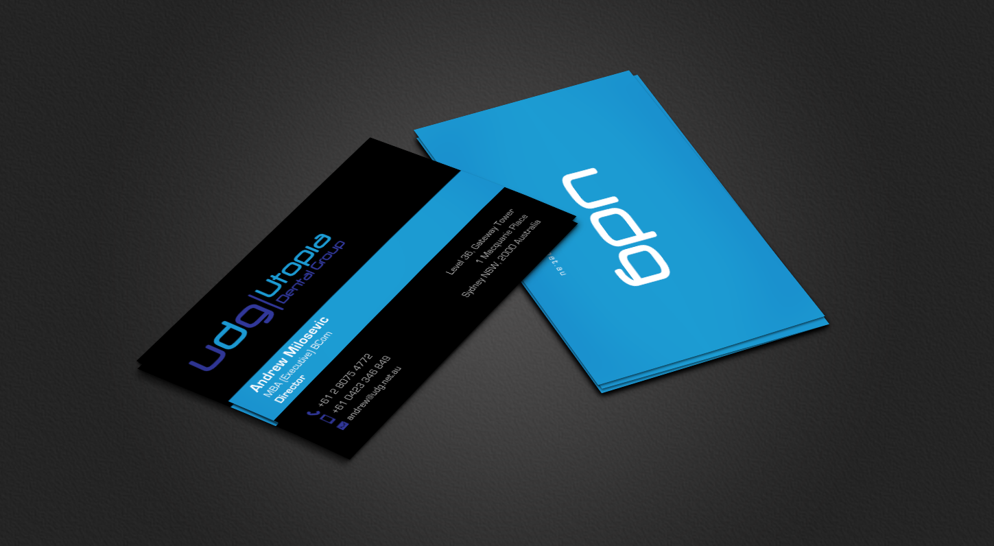 Business Card Design by chandrayaan.creative for Utopia Dental group | Design #7805157