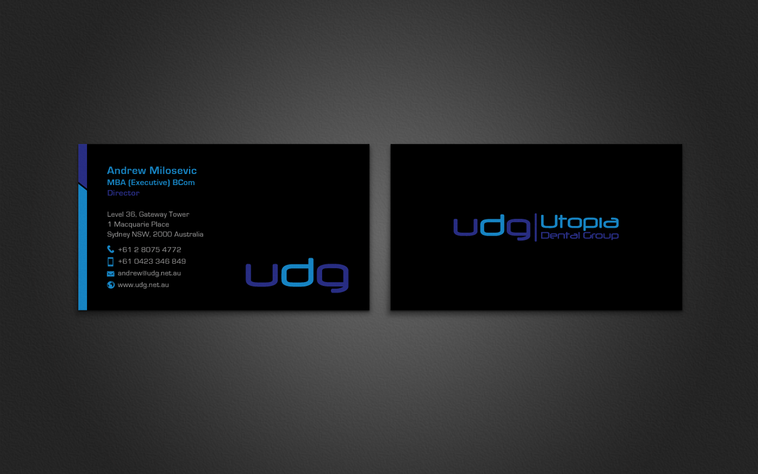 Business Card Design by chandrayaan.creative for Utopia Dental group | Design #7805159