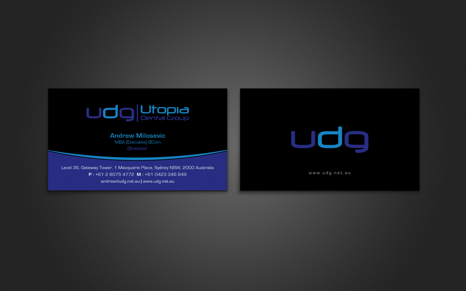 Business Card Design by chandrayaan.creative for Utopia Dental group | Design #7805167