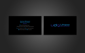 Diseño de Tarjeta de Presentación por chandrayaan.creative para Utopia Dental group | Diseño: #7824621