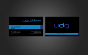 Diseño de Tarjeta de Presentación por chandrayaan.creative para Utopia Dental group | Diseño: #7824629