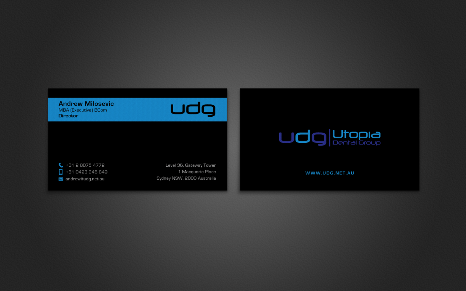 Business Card Design by chandrayaan.creative for Utopia Dental group | Design #7824632