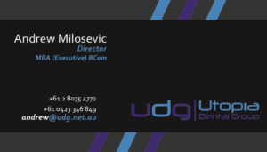 Design de Carte de Visite par ethantwayne pour Utopia Dental group | Design : #7801807