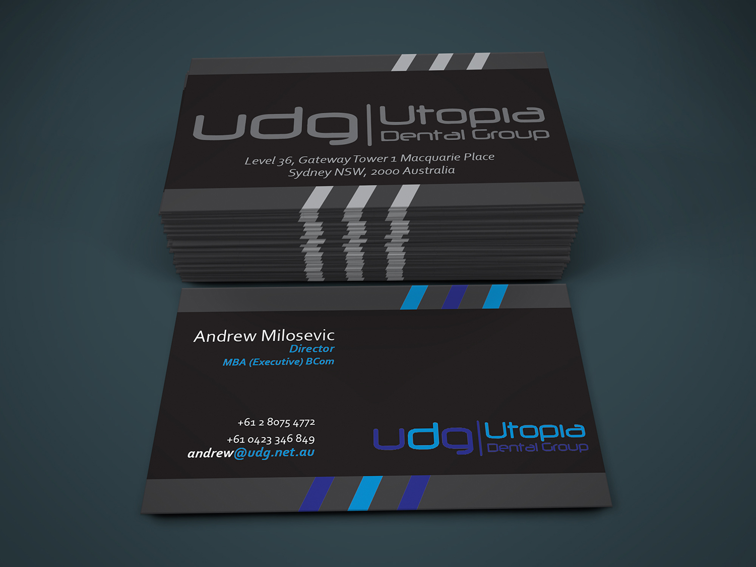 Business Card Design by ethantwayne for Utopia Dental group | Design #7801809