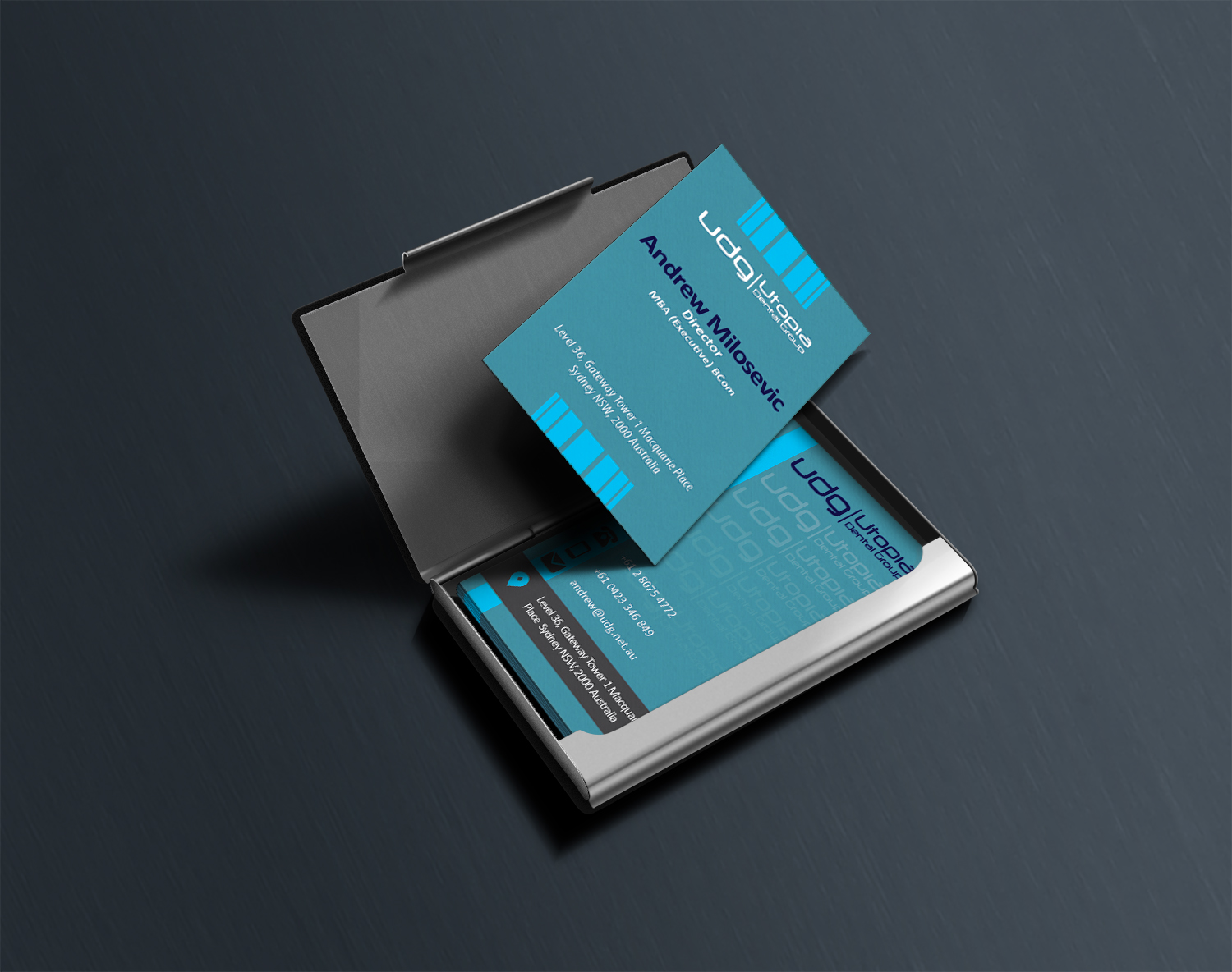 Diseño de Tarjeta de Presentación por ethantwayne para Utopia Dental group | Diseño #7812388