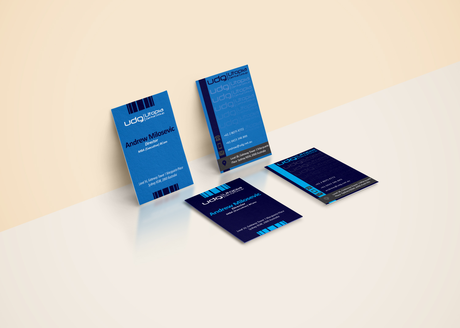 Visitenkarten-Design von ethantwayne für Utopia Dental group | Design #7812392