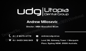 Business Card Design by Rehmat