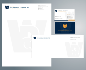 Stationery Design by Asim Nizami for Law Office of W. Russell Corker, P.C. | Design: #7830676